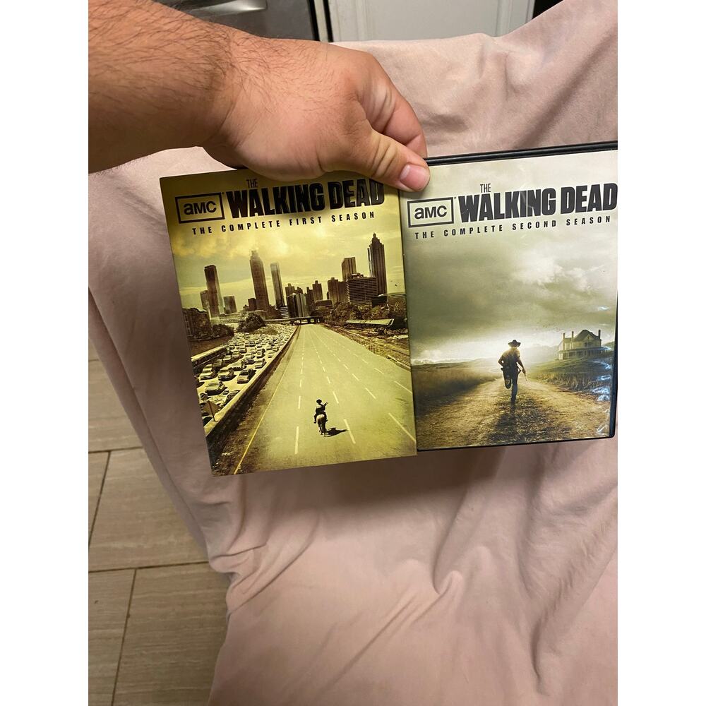 Pre-Owned The Walking Dead: The Complete Season 1 With Slip Cover & Season 2 DVD